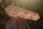 Polished Gemmy Double Terminated Rose Quartz Points x 4 From Ambatondrazaka, Madagascar - Toprock Gemstones and Minerals 