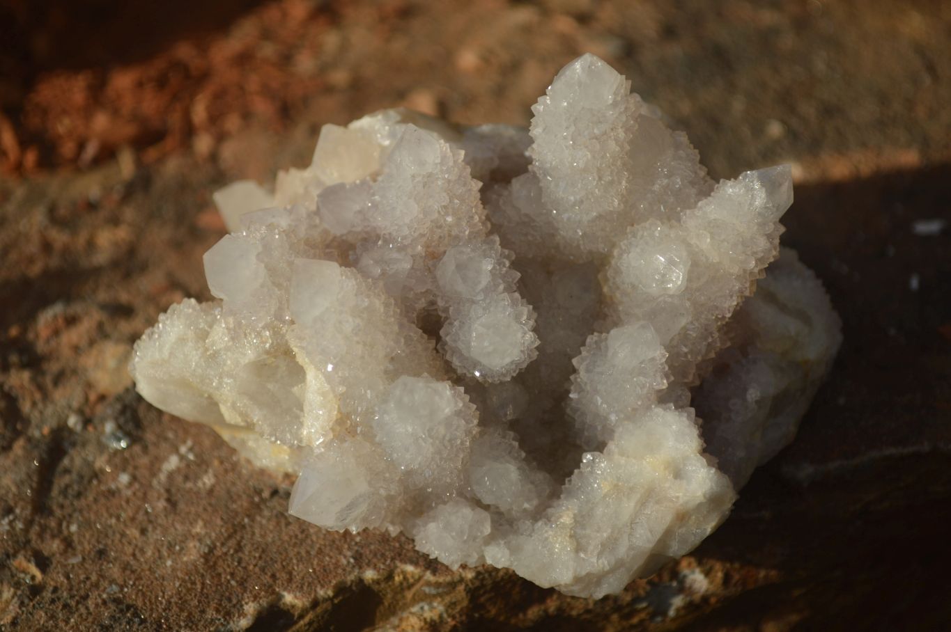 Natural Pale Lilac Spirit Quartz Clusters x 6 From Boekenhouthoek, South Africa - Toprock Gemstones and Minerals 