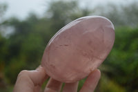 Polished Gemmy Pink Rose Quartz Standing Free Forms  x 3 From Ambatondrazaka, Madagascar - TopRock