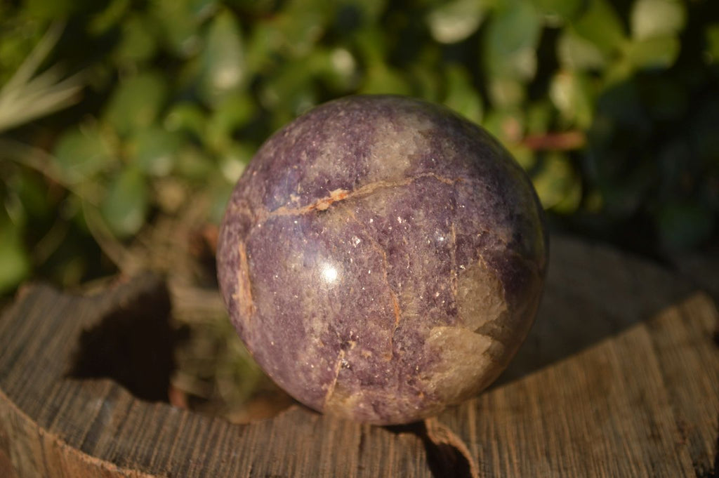 Polished Purple Lepidolite Spheres  x 6 From Madagascar - Toprock Gemstones and Minerals 