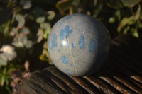 Polished Blue Spotted Spinel Quartz Spheres x 4 From Madagascar - Toprock Gemstones and Minerals 