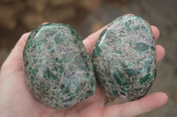 Polished Emerald In Matrix Standing Free Forms x 4 From Sandawana, Zimbabwe - TopRock