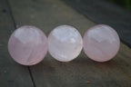 Polished Gemmy Pink Rose Quartz Spheres  x 6 From Ambatondrazaka, Madagascar - Toprock Gemstones and Minerals 