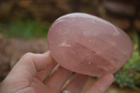 Polished Gemmy Pink Rose Quartz Standing Free Forms  x 3 From Ambatondrazaka, Madagascar - TopRock