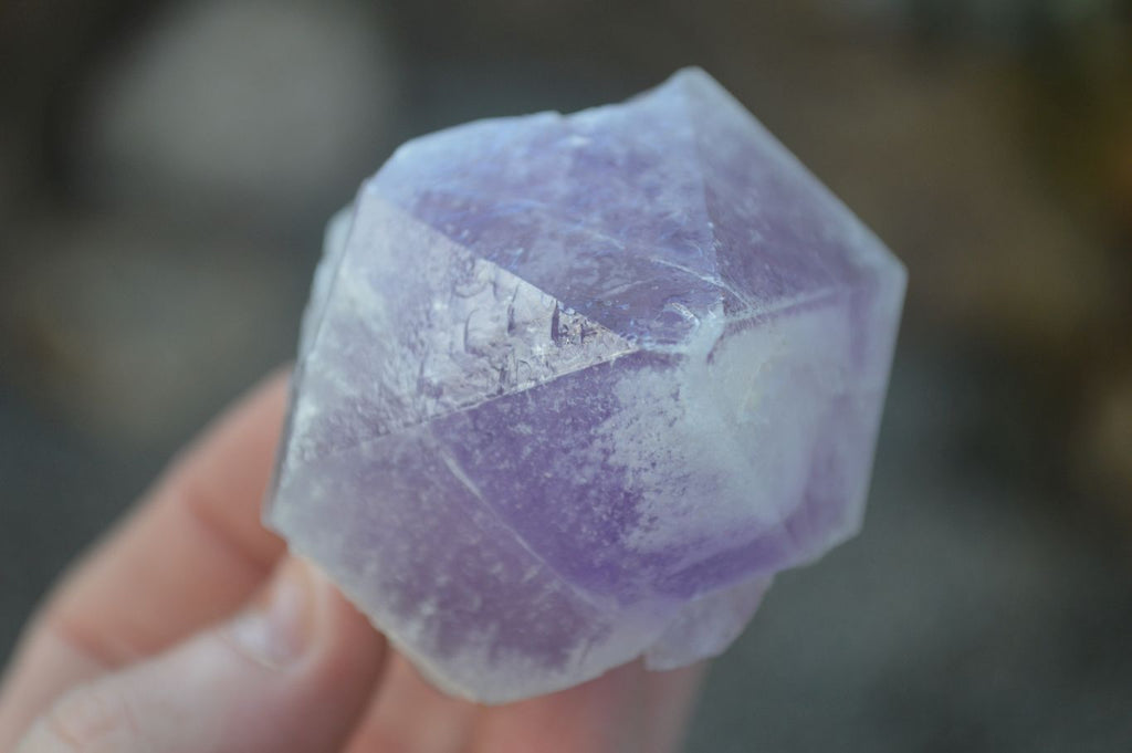 Natural Jacaranda Amethyst Single Crystal Specimens x 12 From Mumbwe, Zambia - Toprock Gemstones and Minerals 