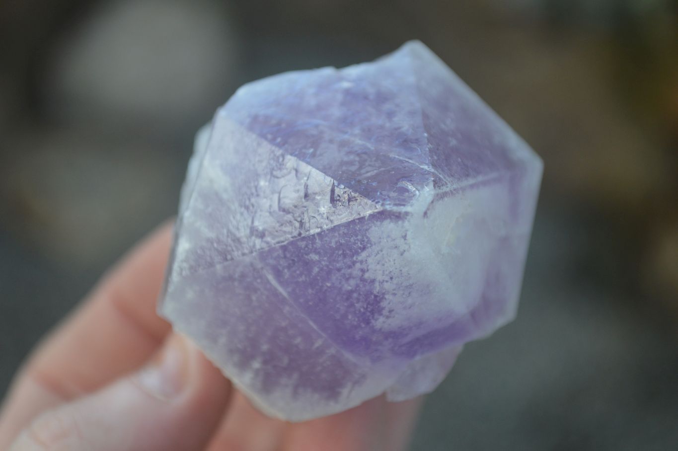 Natural Jacaranda Amethyst Single Crystal Specimens x 12 From Mumbwe, Zambia - Toprock Gemstones and Minerals 