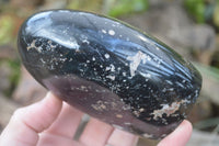 Polished Schorl Black Tourmaline Standing Free Forms x 2 From Madagascar - Toprock Gemstones and Minerals 