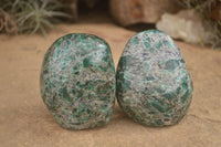Polished Emerald In Matrix Standing Free Forms x 4 From Sandawana, Zimbabwe - TopRock