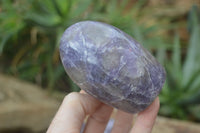 Polished Purple Lepidolite Standing Free Forms  x 6 From Madagascar - Toprock Gemstones and Minerals 