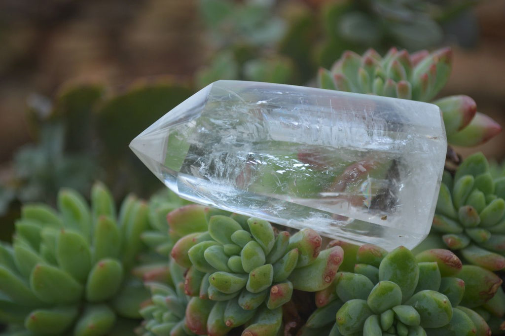 Polished Semi Optic Quartz Points x 24 From Madagascar - Toprock Gemstones and Minerals 