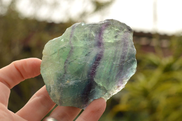 Natural Selected & Stone Sealed Watermelon Fluorite Cobbed Pieces  x 12 From Uis, Namibia - TopRock