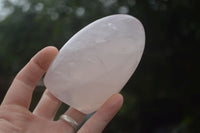 Polished Gemmy Pink Rose Quartz Standing Free Forms  x 3 From Ambatondrazaka, Madagascar - TopRock
