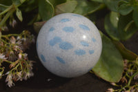 Polished Blue Spotted Spinel Quartz Spheres x 6 From Madagascar - Toprock Gemstones and Minerals 