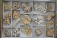 Natural Drusy Coated Mountain Quartz Specimens  x 18 From Alberts Mountain, Lesotho - TopRock
