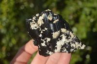 Natural Schorl Black Tourmaline Specimens x 6 From Erongo, Namibia - Toprock Gemstones and Minerals 
