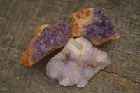 Natural Small Dark "Amethystos" Amethyst Clusters x 35 From Kwaggafontein, South Africa - TopRock
