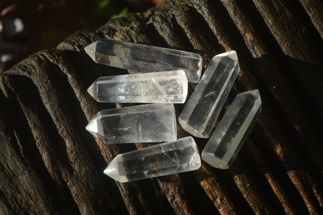 Polished Small Clear Quartz Crystal Points x 35 From Madagascar - Toprock Gemstones and Minerals 