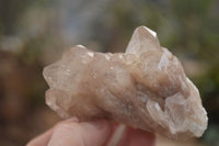Natural Cascading Smokey Quartz Clusters x 3 From Luena, Congo - Toprock Gemstones and Minerals 