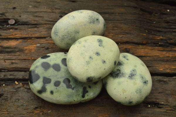 Polished Stunning Large Leopard Stone Classic Malagasy Gallets x 12 From Zimbabwe - TopRock