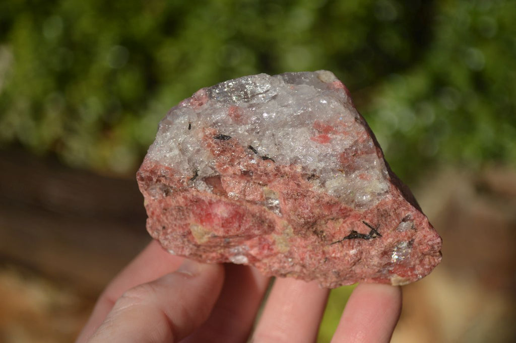 Natural Rough Red Rhodonite Specimens x 4 From Zimbabwe - Toprock Gemstones and Minerals 