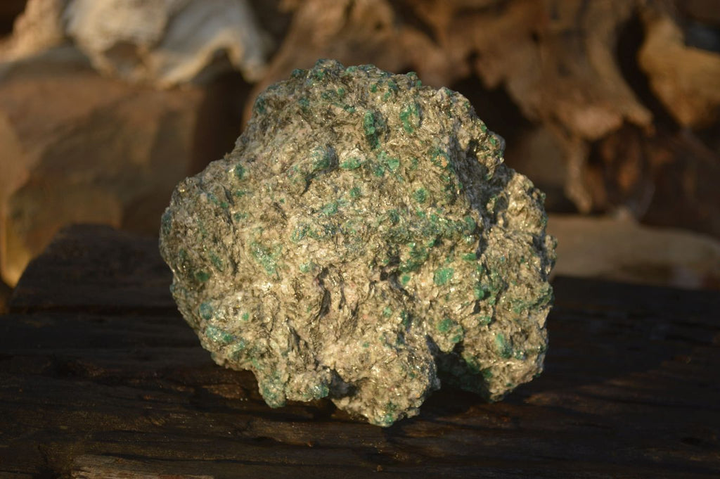 Natural Rare Emerald Mica In Matrix Cobbed Specimens x 12 From Mutoko, Zimbabwe - Toprock Gemstones and Minerals 