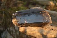 Polished  Large Morion Smokey Quartz Crystals  x 2 From Zimbabwe - Toprock Gemstones and Minerals 