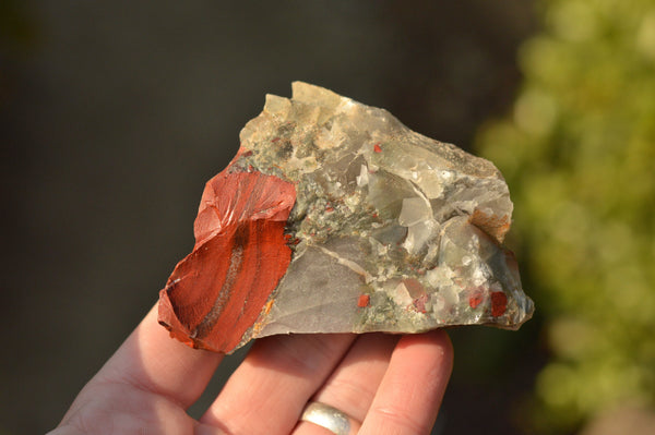 Natural Selected Bloodstone Cobbed Pieces (Seftonite) x 3.2 Kg Lot From Swaziland - TopRock