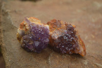 Natural Small Dark "Amethystos" Amethyst Clusters x 35 From Kwaggafontein, South Africa - TopRock