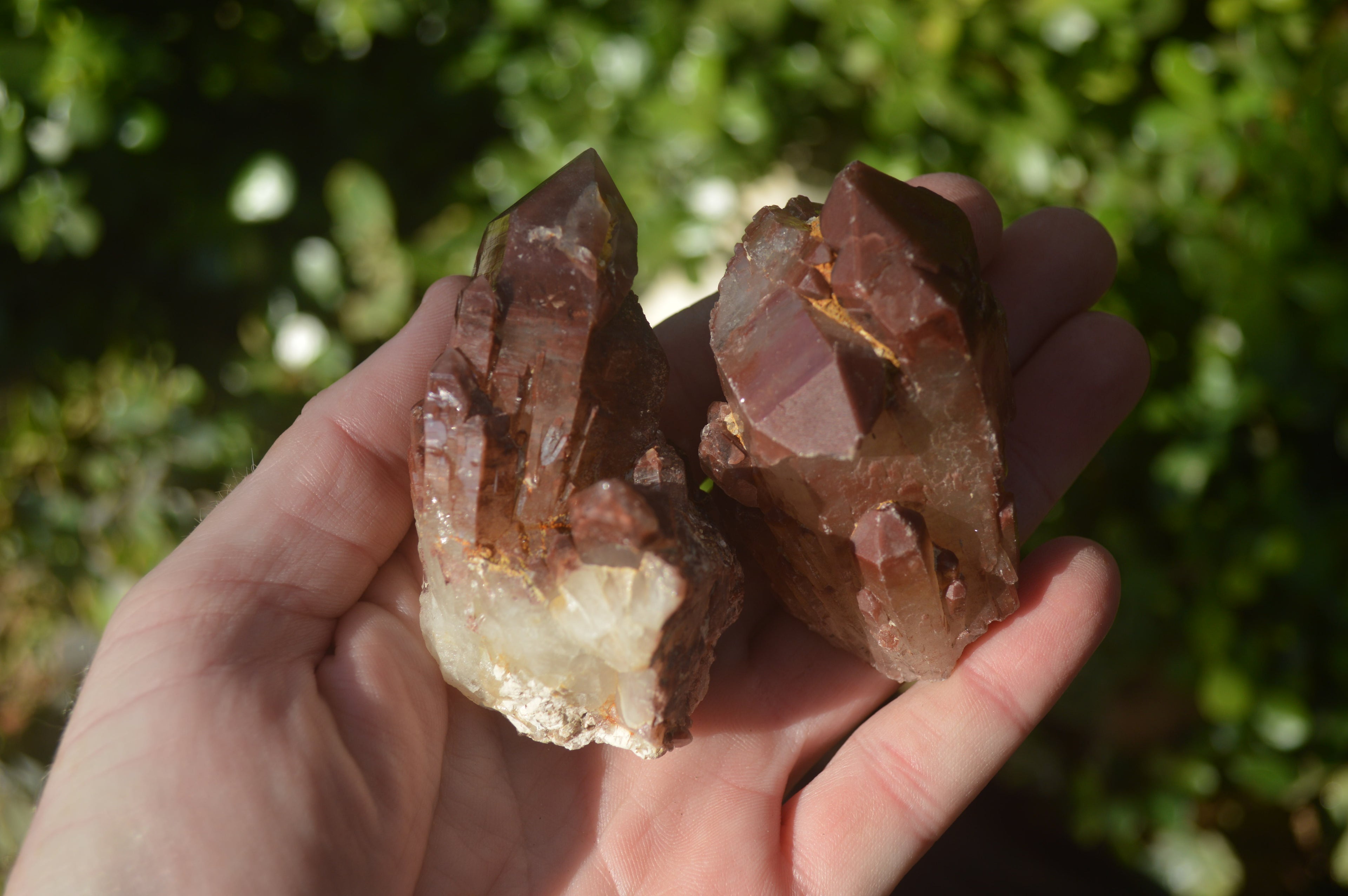 Natural Red Hematoid Quartz Specimens x 12 From Karoi, Zimbabwe - Toprock Gemstones and Minerals 