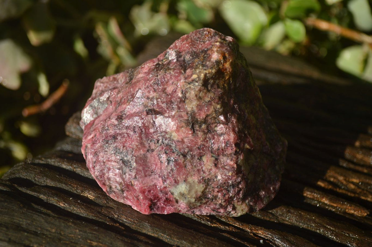 Natural Rough Red Rhodonite Specimens x 4 From Zimbabwe - Toprock Gemstones and Minerals 