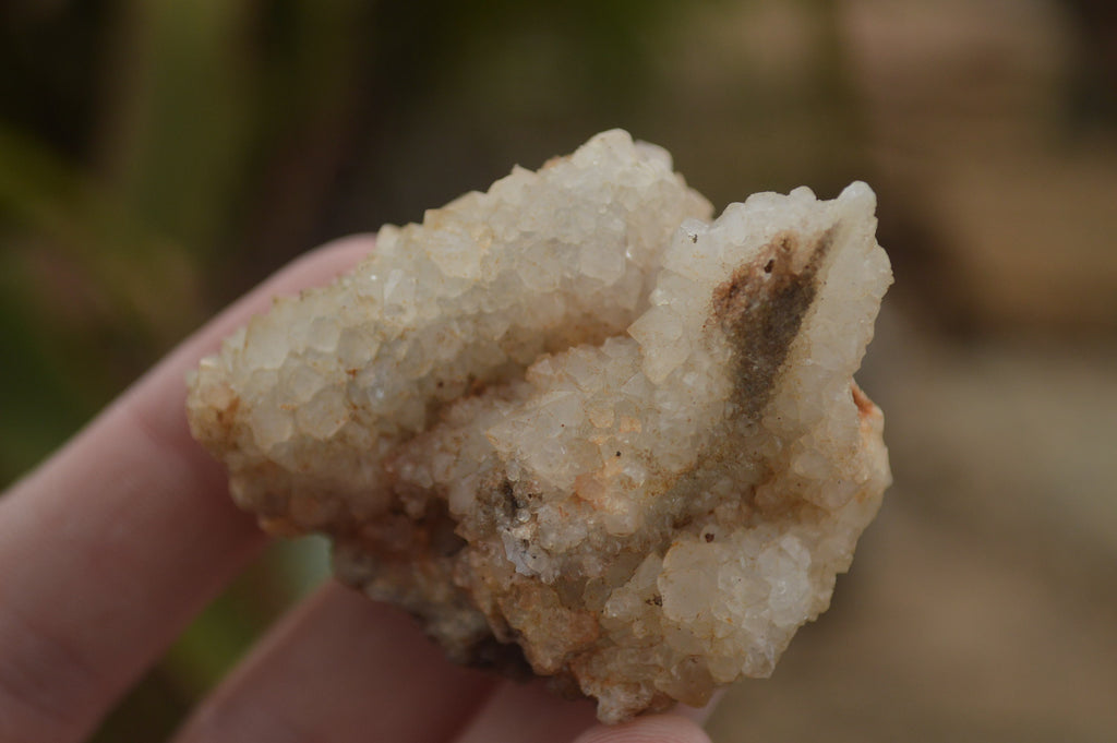 Natural Drusy Coated Mountain Quartz Specimens  x 18 From Alberts Mountain, Lesotho - TopRock