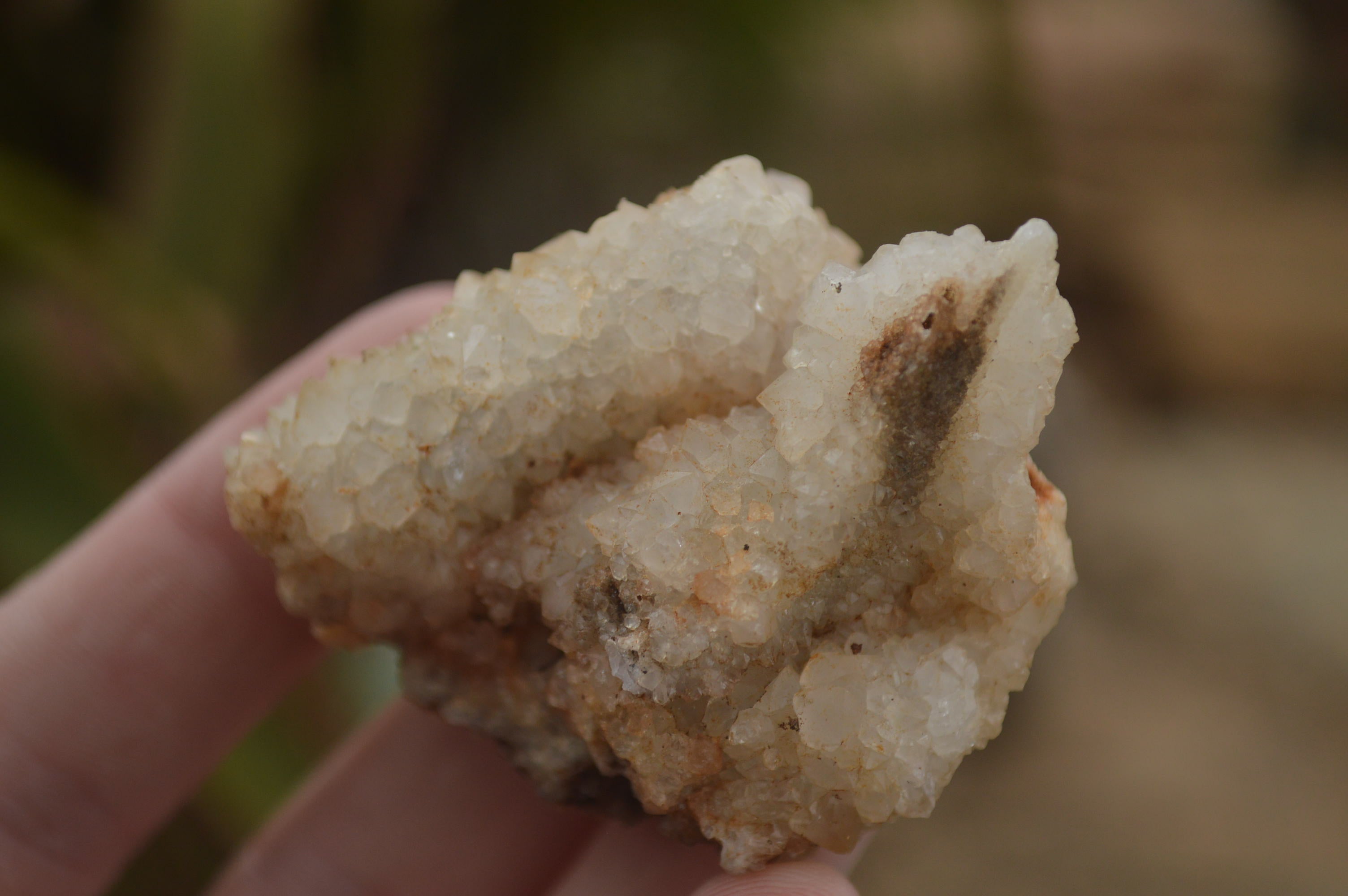 Natural Drusy Coated Mountain Quartz Specimens  x 18 From Alberts Mountain, Lesotho - TopRock