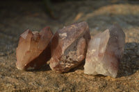 Natural Red Hematoid Quartz Specimens x 24 From Karoi, Zimbabwe - Toprock Gemstones and Minerals 
