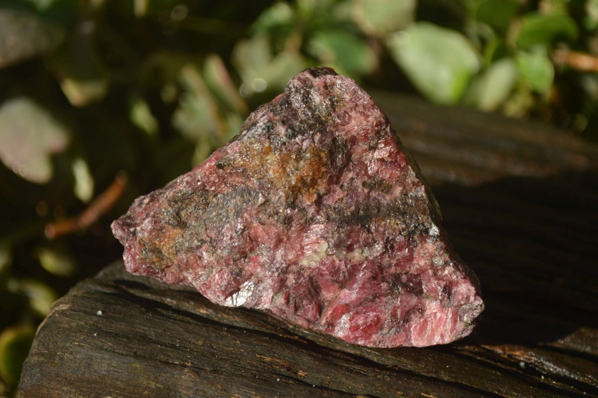 Natural Rough Red Rhodonite Specimens x 4 From Zimbabwe - Toprock Gemstones and Minerals 