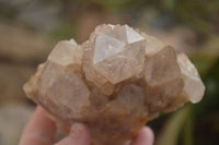 Natural Cascading Smokey Quartz Clusters x 3 From Luena, Congo - Toprock Gemstones and Minerals 