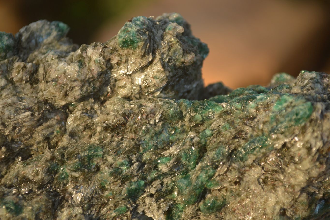 Natural Rare Emerald Mica In Matrix Cobbed Specimens x 12 From Mutoko, Zimbabwe - Toprock Gemstones and Minerals 