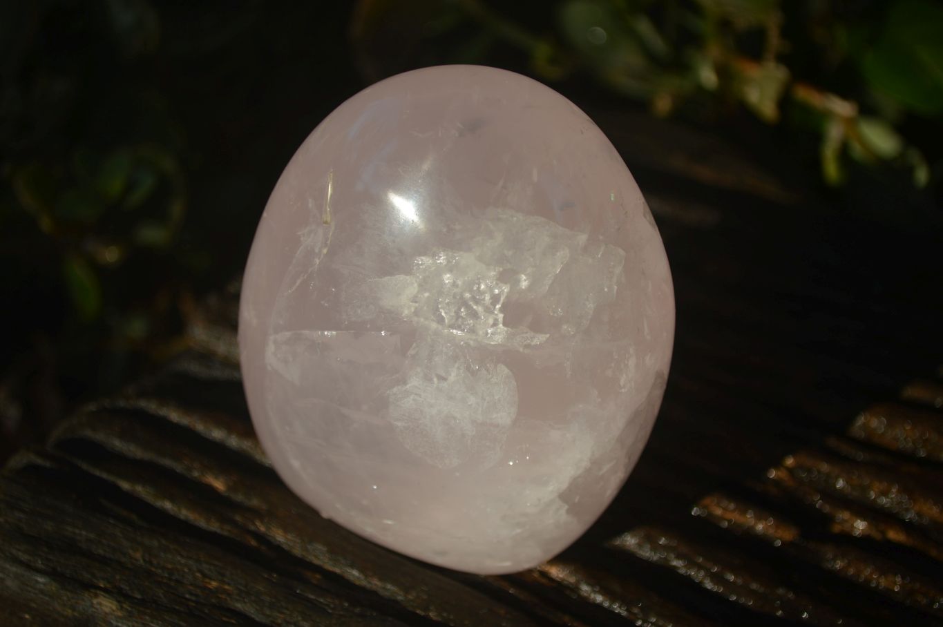 Polished Pink Rose Quartz Standing Free Form & DT Point x 2 From Antsirabe, Madagascar - Toprock Gemstones and Minerals 