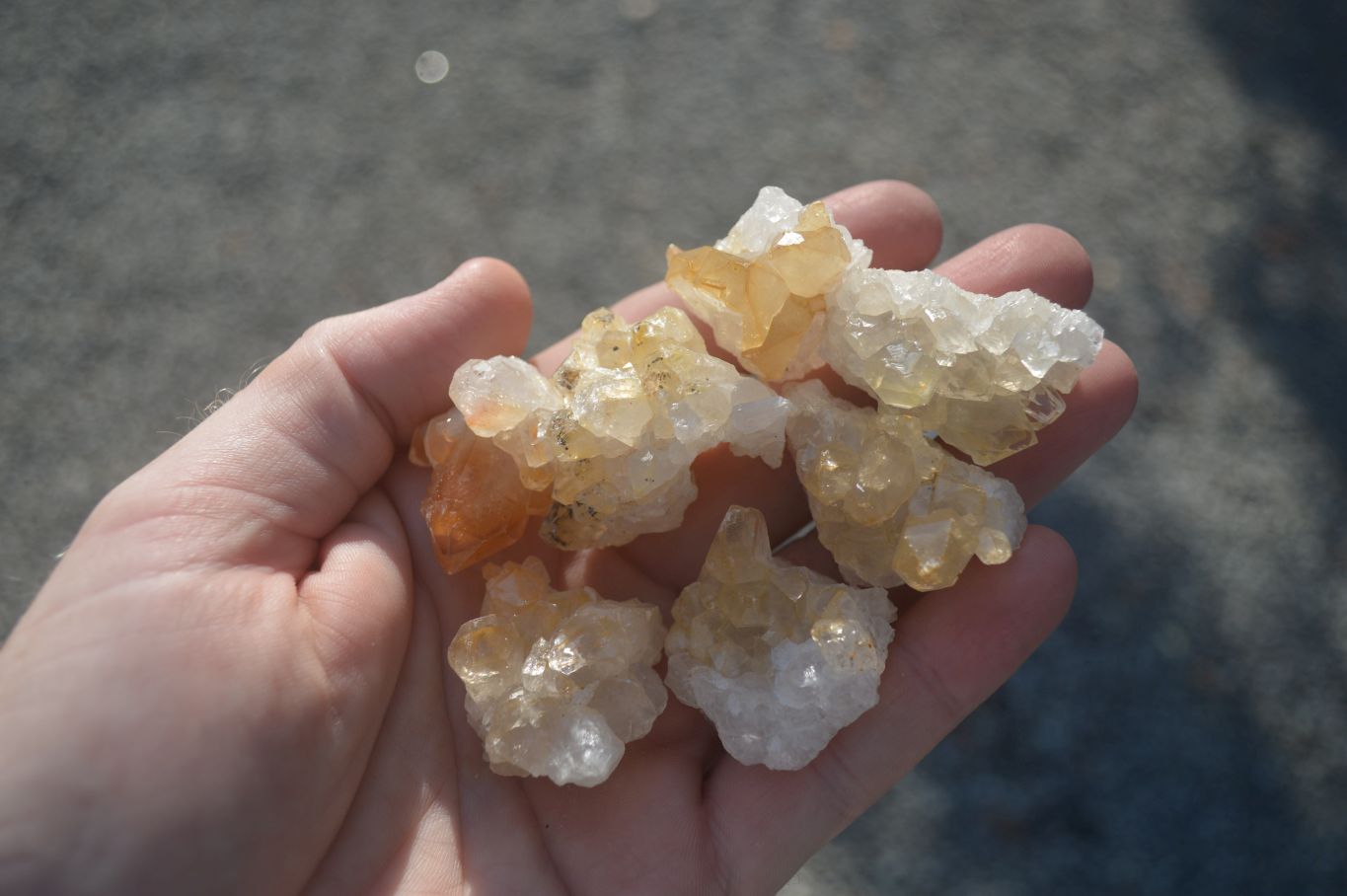 Natural Mini Golden Limonite / Lemonite Quartz Specimens  x 70 From Zambia - Toprock Gemstones and Minerals 