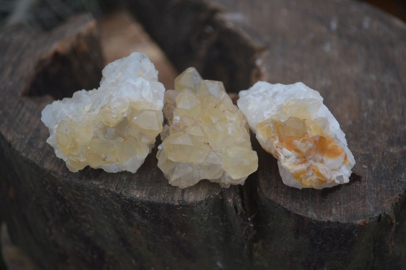 Natural Mini Golden Limonite / Lemonite Quartz Specimens  x 70 From Zambia - Toprock Gemstones and Minerals 