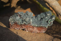 Natural Drusy Coated Ball Malachite On Dolomite Specimens  x 3 From Likasi, Congo - Toprock Gemstones and Minerals 