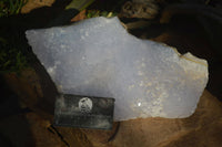 Natural Blue Lace Agate Geode Specimen x 1 From Nsanje, Malawi - Toprock Gemstones and Minerals 