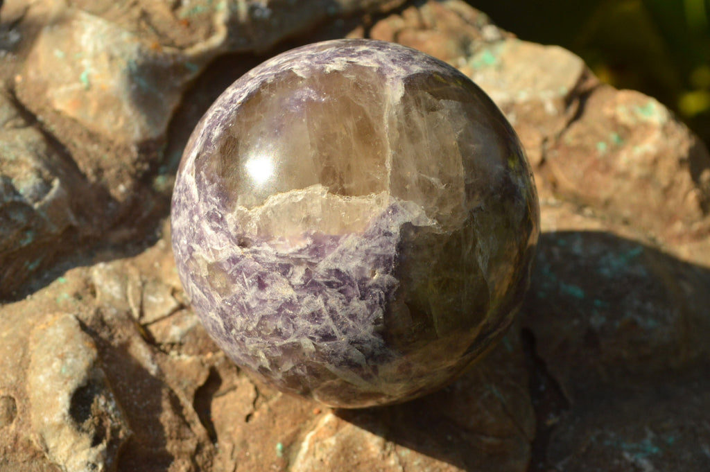 Polished Purple Lepidolite Spheres  x 5 From Madagascar - TopRock