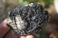 Natural Schorl Black Tourmaline Specimens x 6 From Erongo, Namibia - Toprock Gemstones and Minerals 