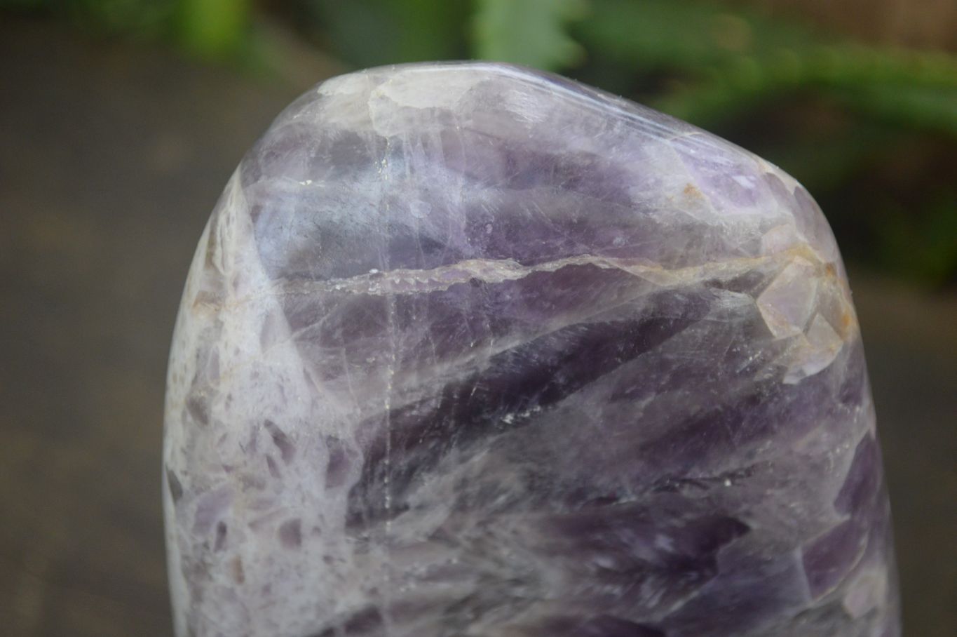 Polished Dream Amethyst Standing Free Form  x 1 From Madagascar - Toprock Gemstones and Minerals 