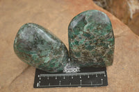 Polished Emerald In Matrix Standing Free Forms x 4 From Sandawana, Zimbabwe - TopRock