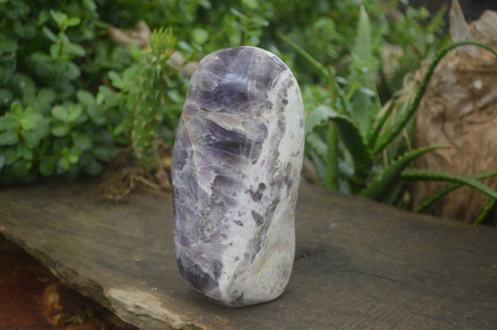 Polished Dream Amethyst Standing Free Form  x 1 From Madagascar - Toprock Gemstones and Minerals 