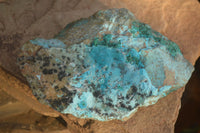 Natural Drusy Coated Chrysocolla Dolomite Specimens x 2 From Likasi, Congo - Toprock Gemstones and Minerals 