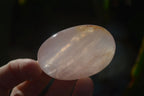 Polished Gemmy Pink Rose Quartz Palm Stones  x 12 From Madagascar - Toprock Gemstones and Minerals 