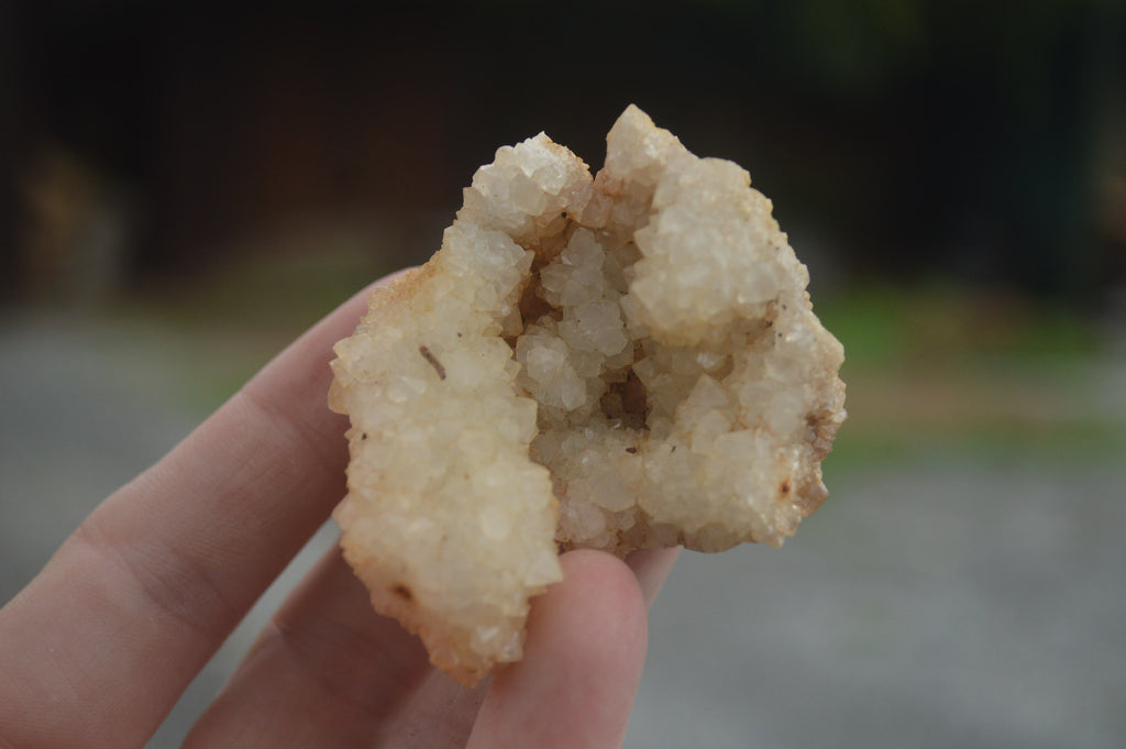 Natural Drusy Coated Mountain Quartz Specimens  x 18 From Alberts Mountain, Lesotho - TopRock