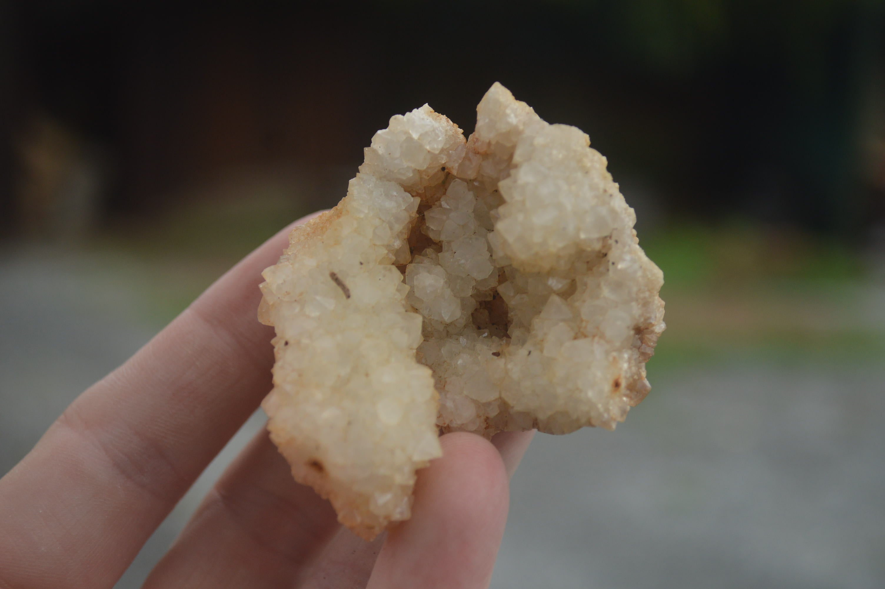 Natural Drusy Coated Mountain Quartz Specimens  x 18 From Alberts Mountain, Lesotho - TopRock